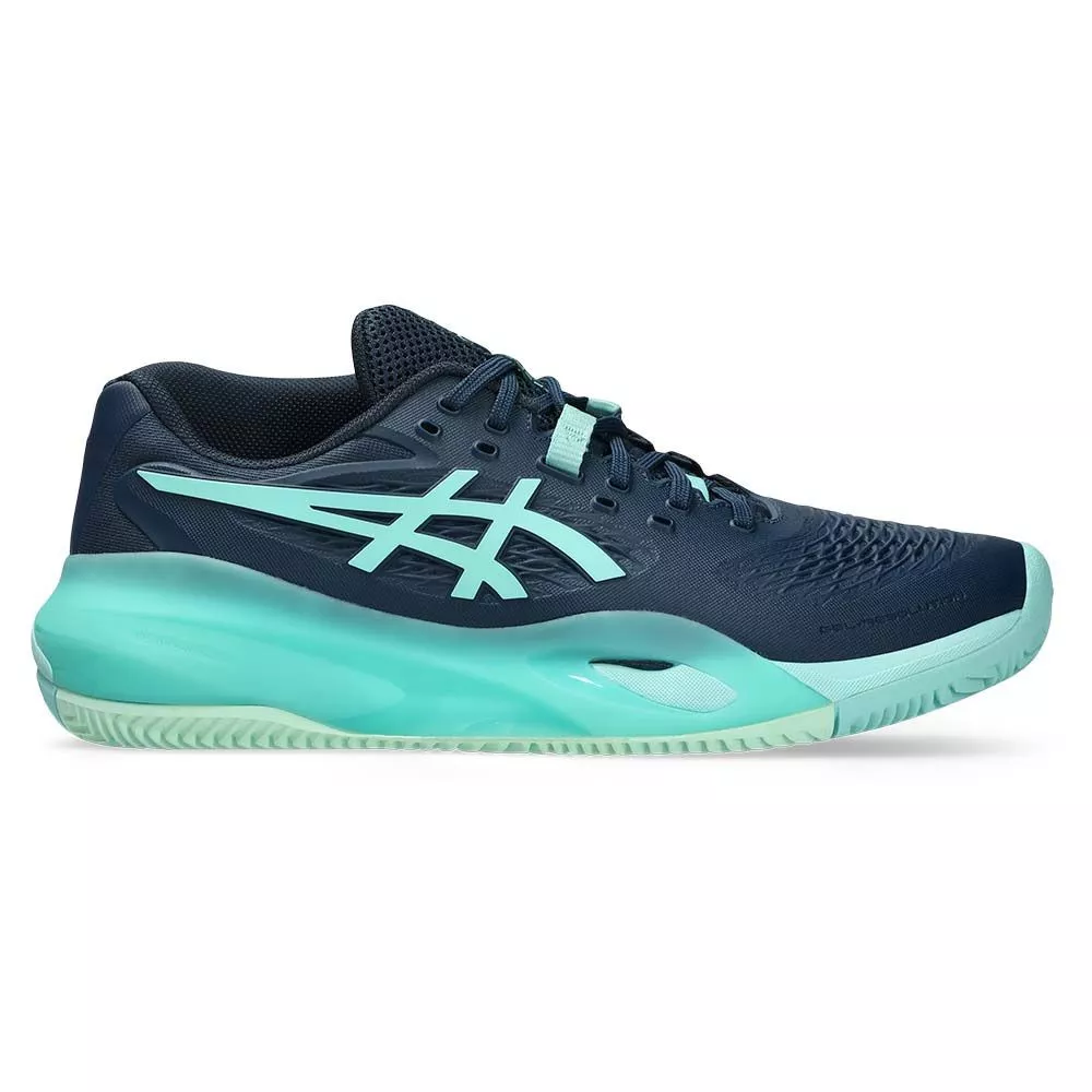Asics Gel Resolution X Tennisschuhe Sandplatz Marineblau / T&uuml;rkis