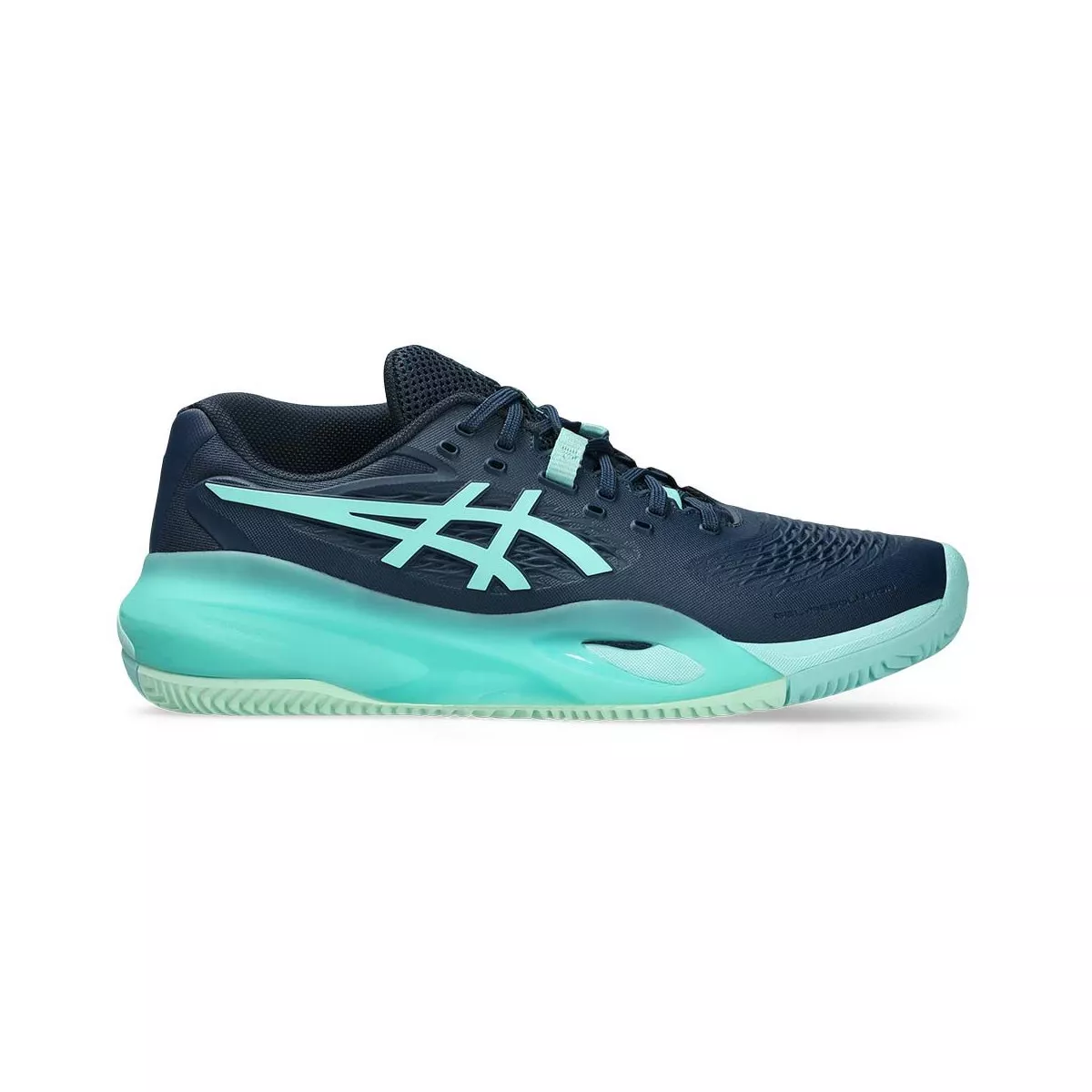 Asics Gel Resolution X Tennisschuhe Sandplatz Marineblau / T&uuml;rkis