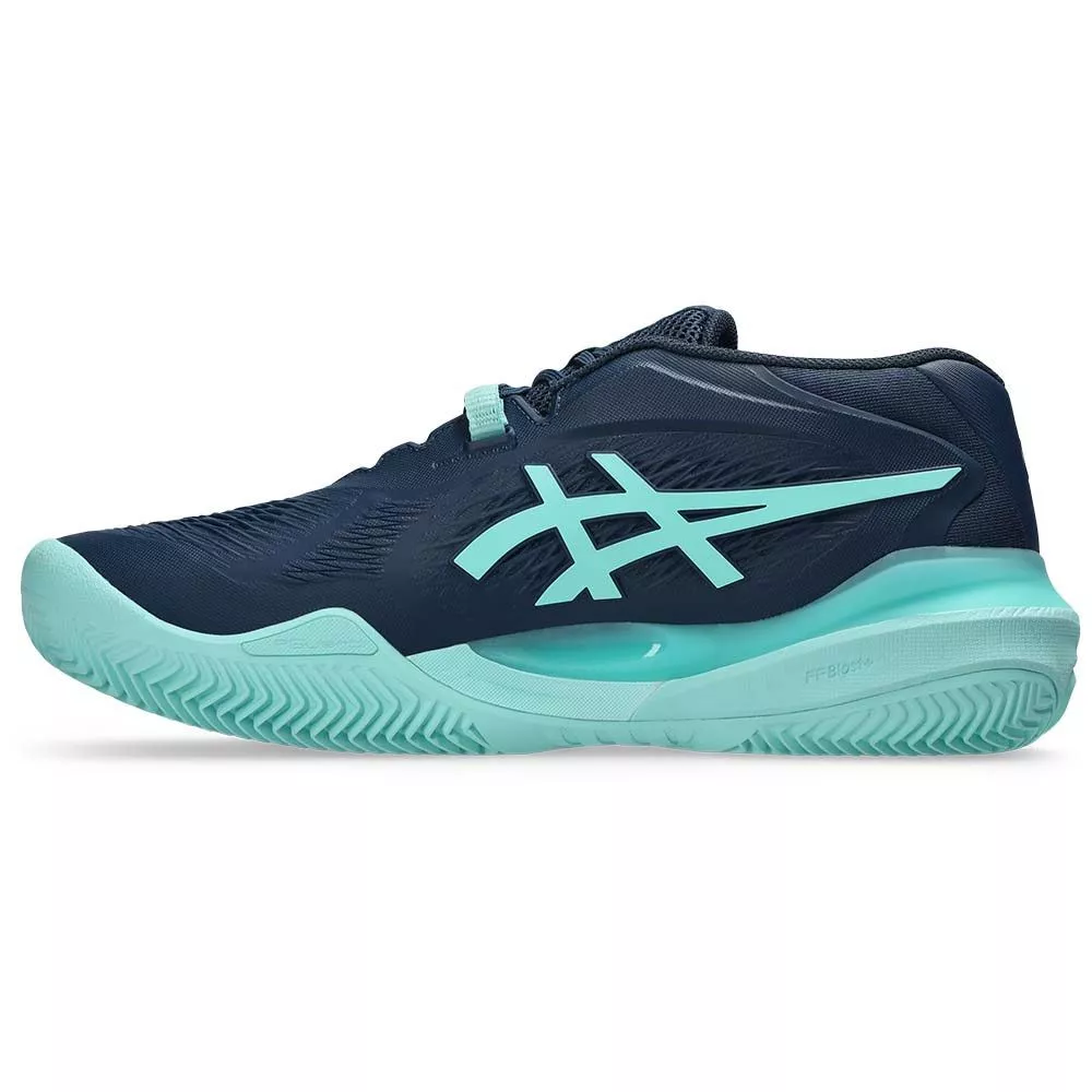 Asics Gel Resolution X Tennisschuhe Sandplatz Marineblau / T&uuml;rkis