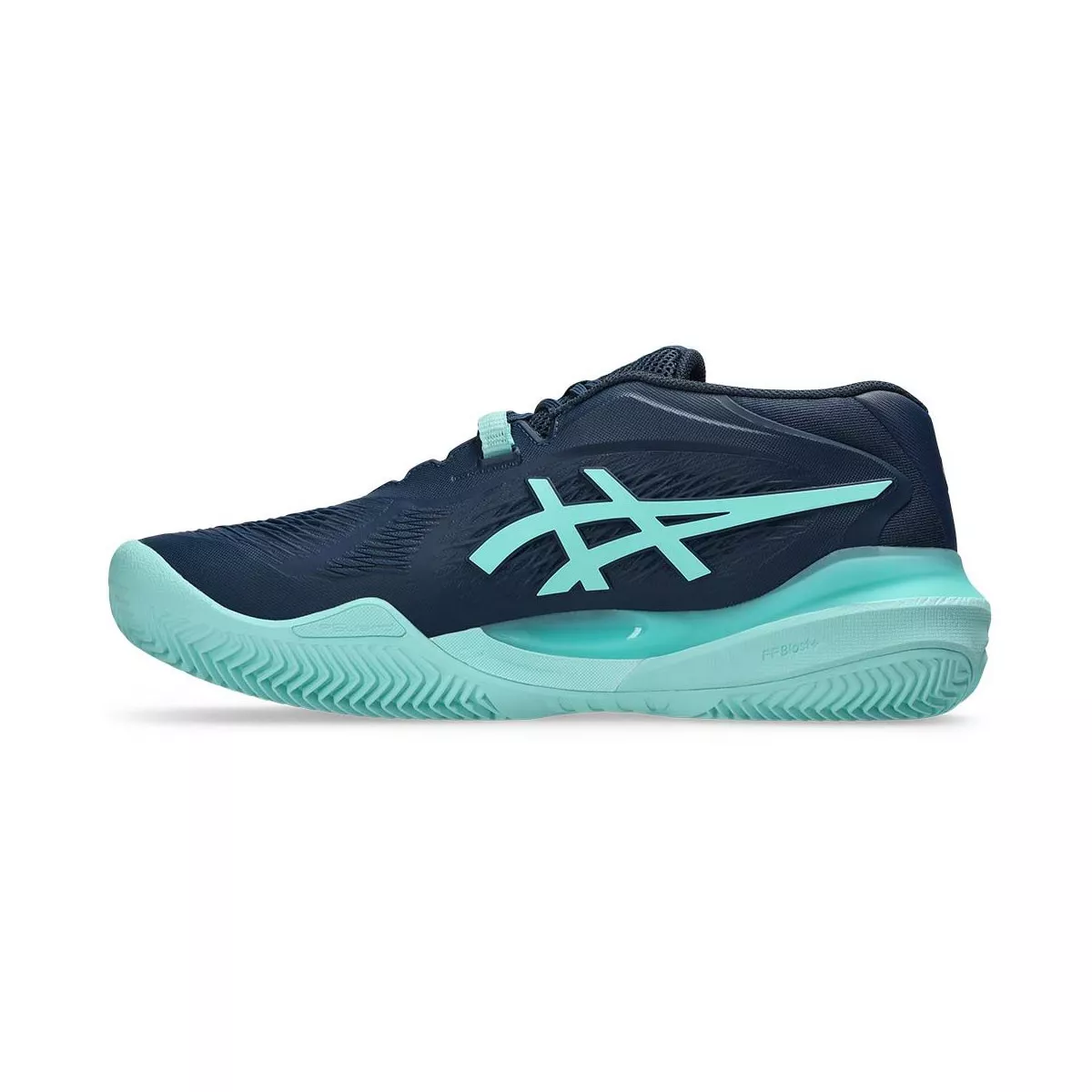 Asics Gel Resolution X Tennisschuhe Sandplatz Marineblau / T&uuml;rkis