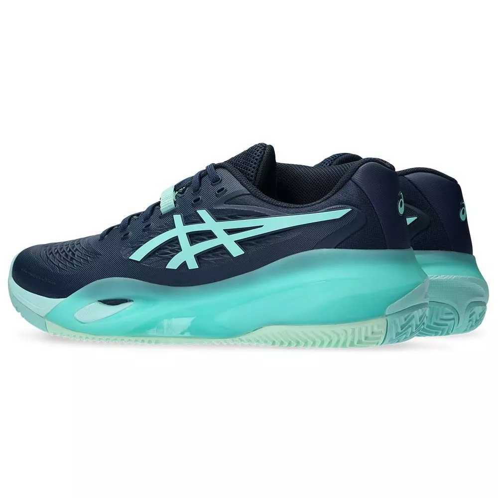 Asics Gel Resolution X Tennisschuhe Sandplatz Marineblau / T&uuml;rkis