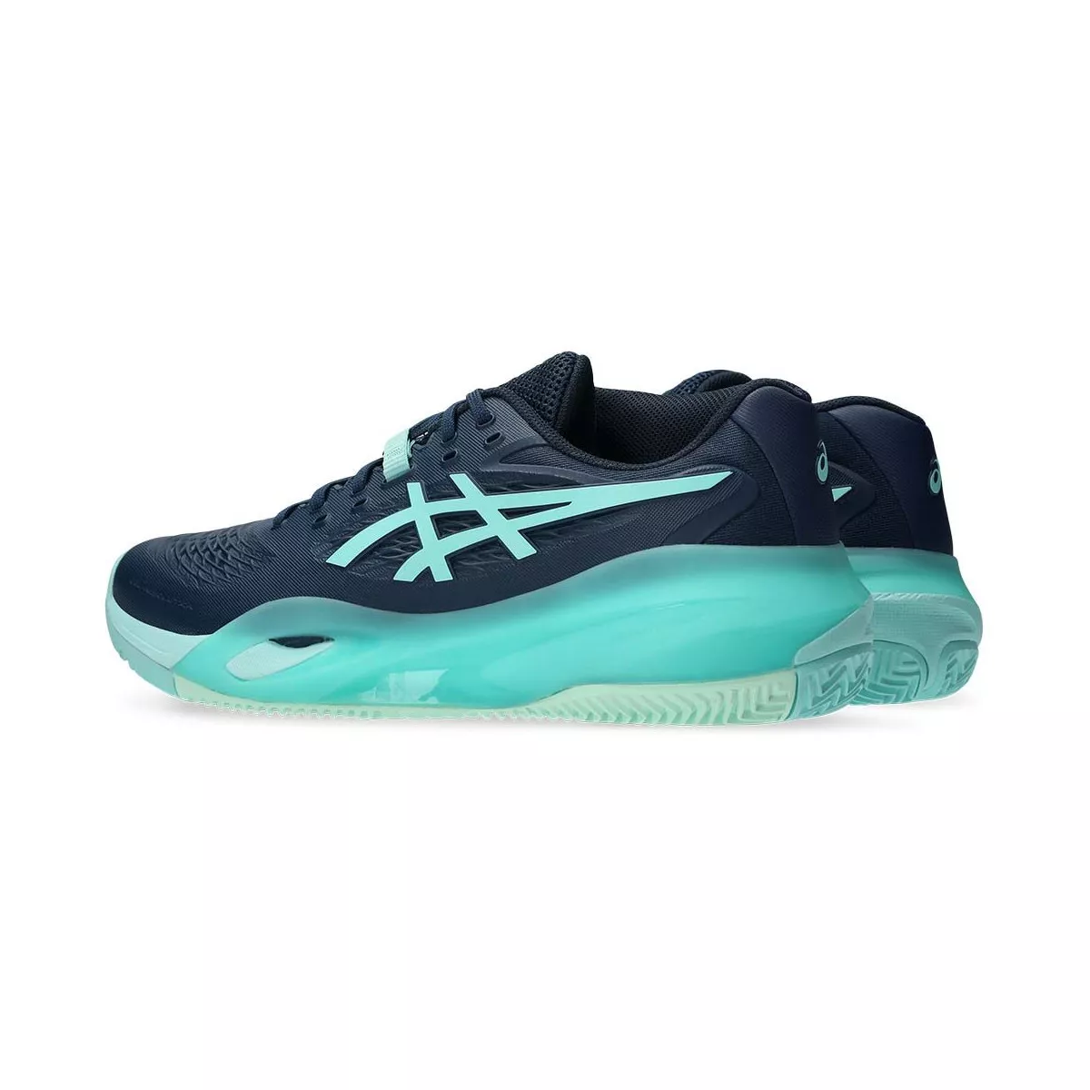 Asics Gel Resolution X Tennisschuhe Sandplatz Marineblau / T&uuml;rkis