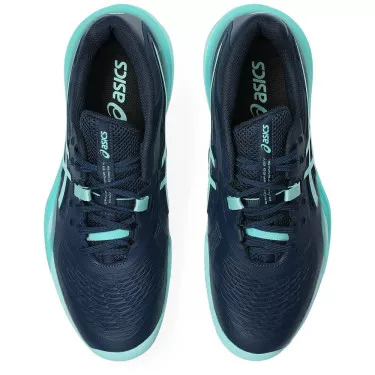 Asics Gel Resolution X Tennisschuhe Sandplatz Marineblau / T&uuml;rkis
