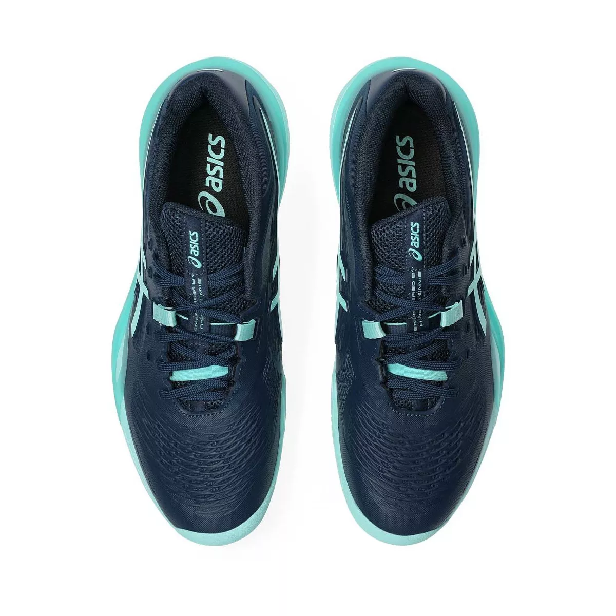 Asics Gel Resolution X Tennisschuhe Sandplatz Marineblau / T&uuml;rkis