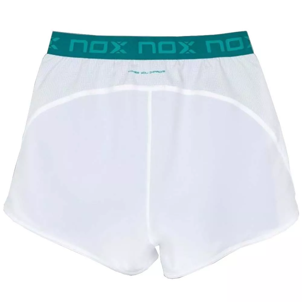 Nox Pro Padel Shorts Damen Wei&szlig; / Gr&uuml;n
