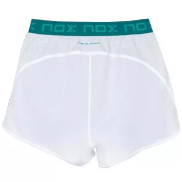 Nox Pro Padel Shorts Damen Wei&szlig; / Gr&uuml;n