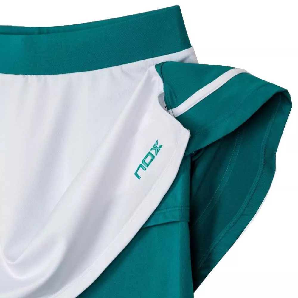 Nox Pro Padelrock Damen Wei&szlig; / Gr&uuml;n