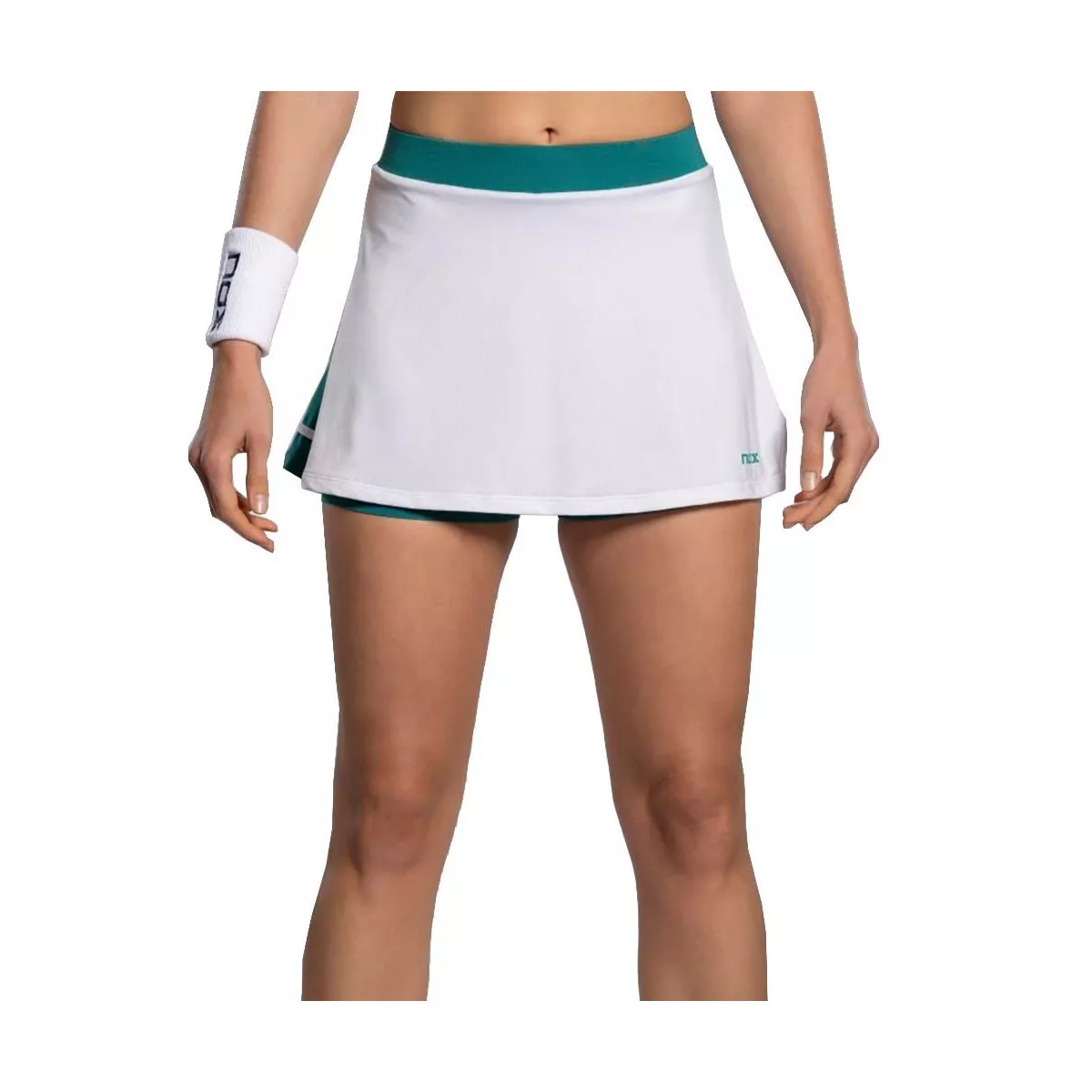 Nox Pro Padelrock Damen Wei&szlig; / Gr&uuml;n