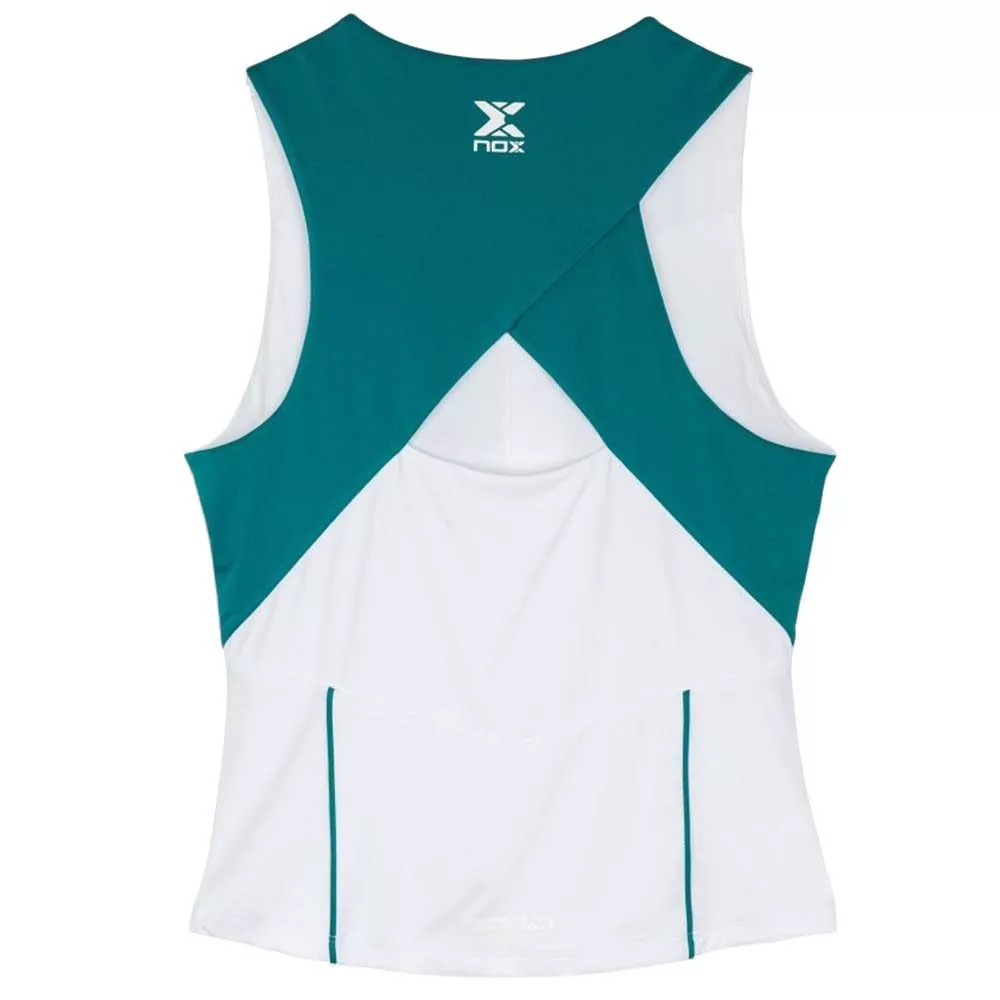 Nox Pro Padel Tanktop Damen Wei&szlig; / Gr&uuml;n