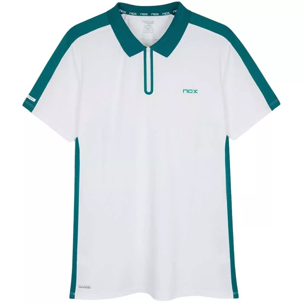 Nox Pro Poloshirt Wei&szlig; / Gr&uuml;n