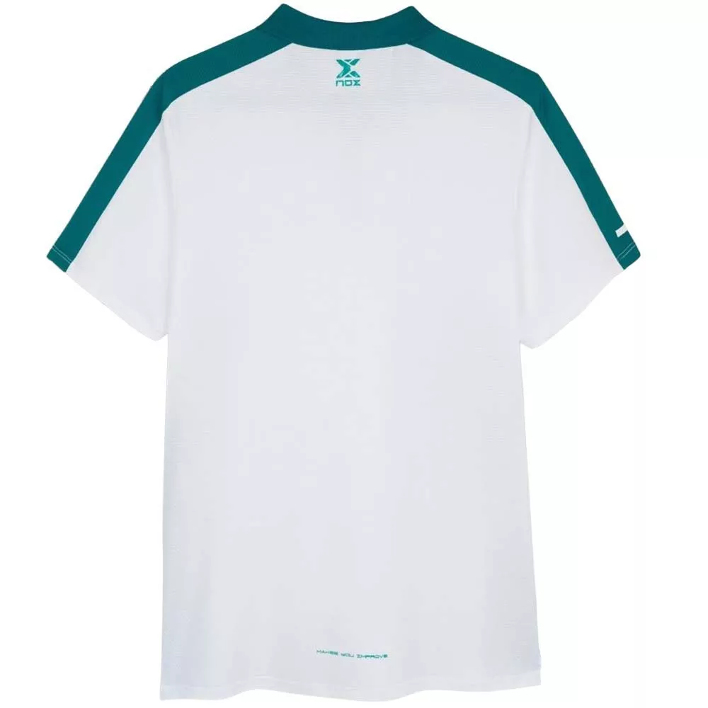 Nox Pro Poloshirt Wei&szlig; / Gr&uuml;n