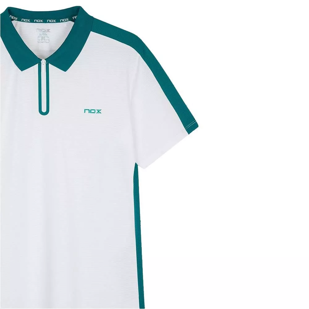 Nox Pro Poloshirt Wei&szlig; / Gr&uuml;n
