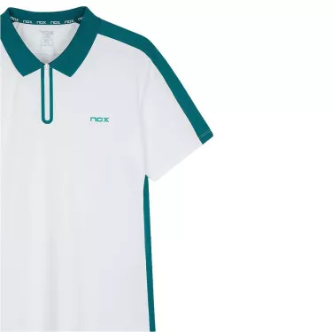 Nox Pro Poloshirt Wei&szlig; / Gr&uuml;n