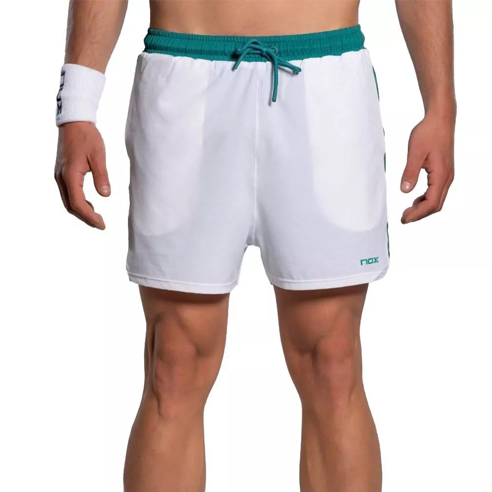 Nox Pro Padel Shorts Wei&szlig; / Gr&uuml;n