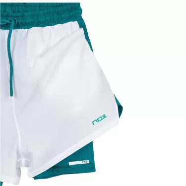 Nox Pro Padel Shorts Wei&szlig; / Gr&uuml;n