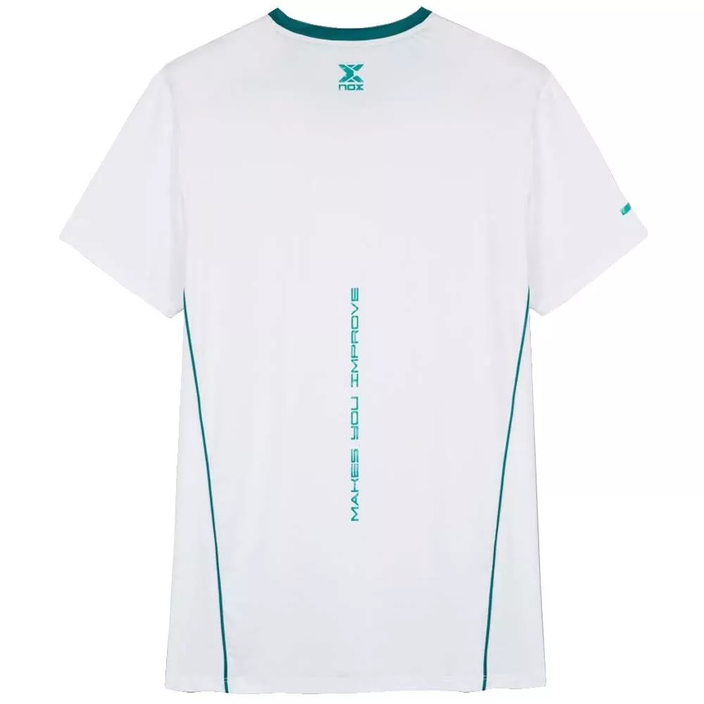Nox Pro Padel T-Shirt Wei&szlig; / Gr&uuml;n