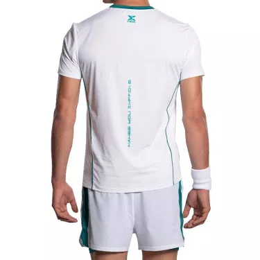 Nox Pro Padel T-Shirt Wei&szlig; / Gr&uuml;n
