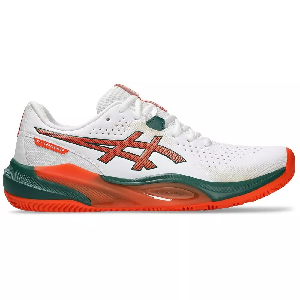 Asics Gel Challenger 15 Padelschuhe Wei&szlig; / Orange