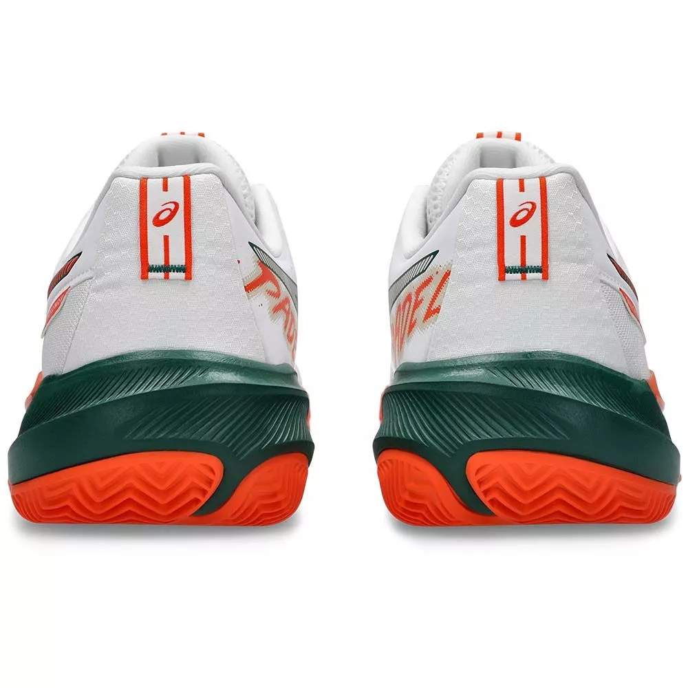 Asics Gel Challenger 15 Padelschuhe Wei&szlig; / Orange