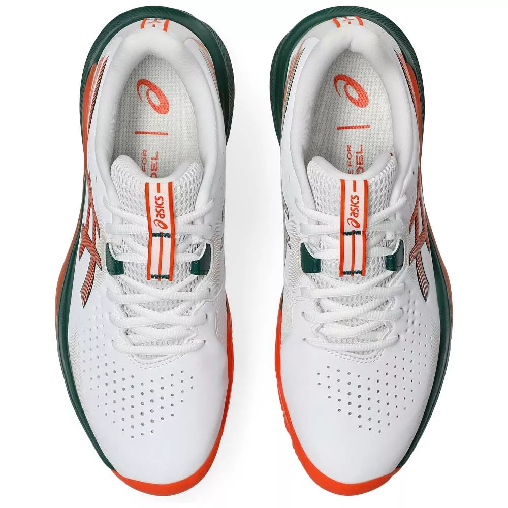 Asics Gel Challenger 15 Padelschuhe Wei&szlig; / Orange