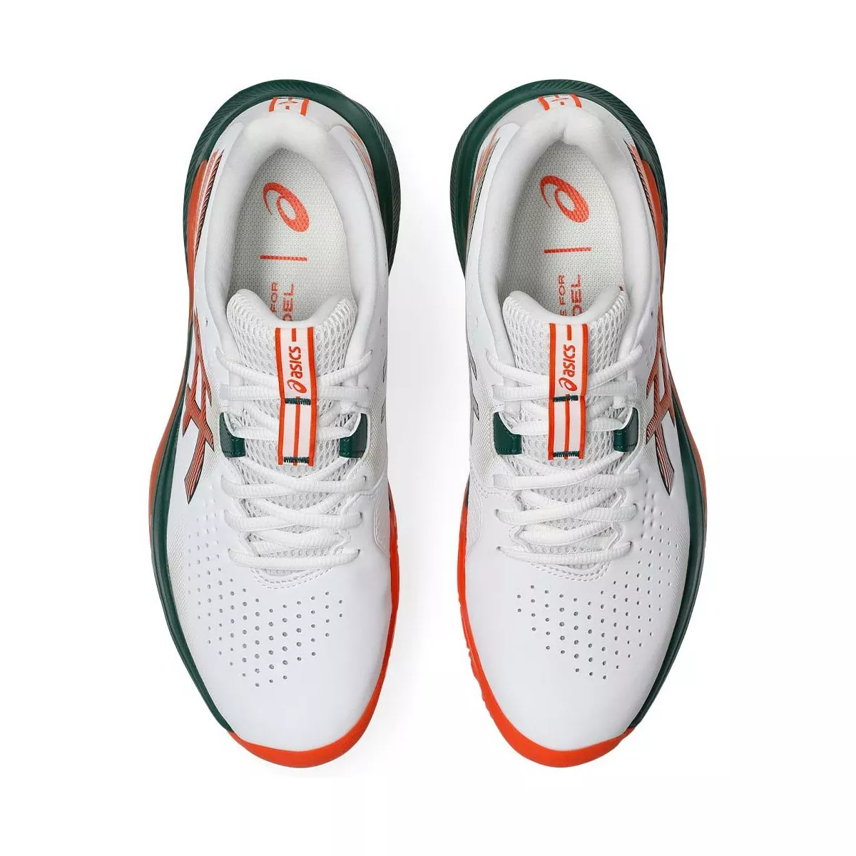 Asics Gel Challenger 15 Padelschuhe Wei&szlig; / Orange