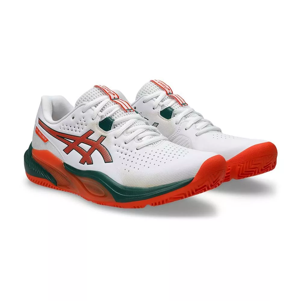 Asics Gel Challenger 15 Padelschuhe Wei&szlig; / Orange