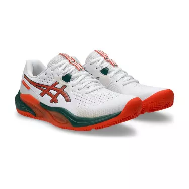 Asics Gel Challenger 15 Padelschuhe Wei&szlig; / Orange