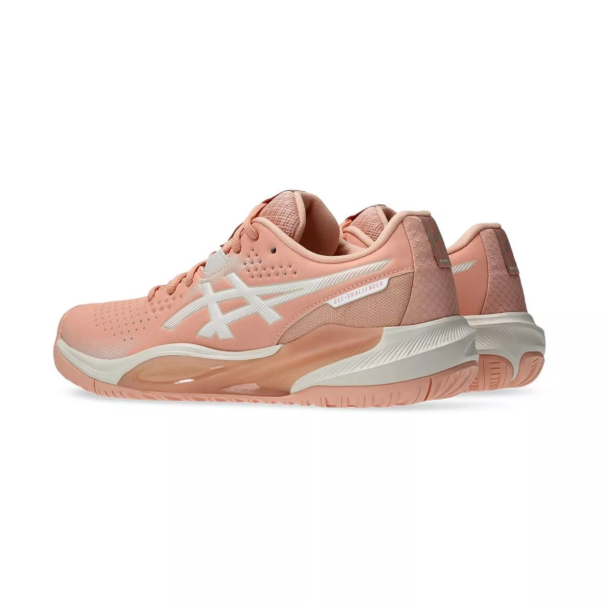 Asics Gel Challenger 15 Tennisschuhe Damen Pfirsich / Wei&szlig;