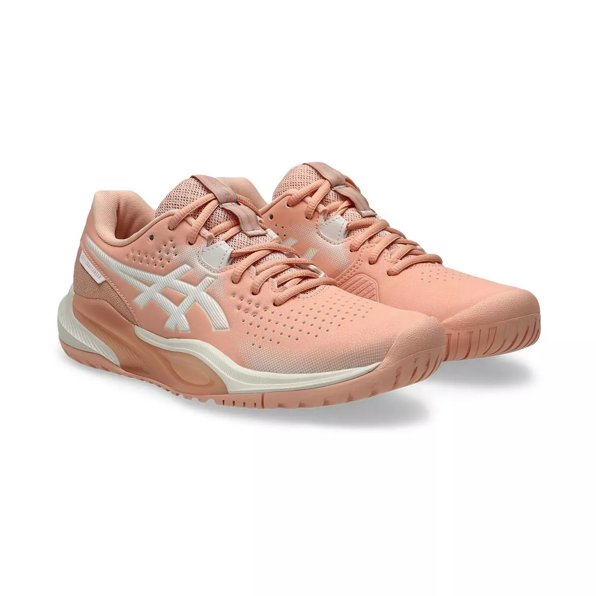 Asics Gel Challenger 15 Tennisschuhe Damen Pfirsich / Wei&szlig;