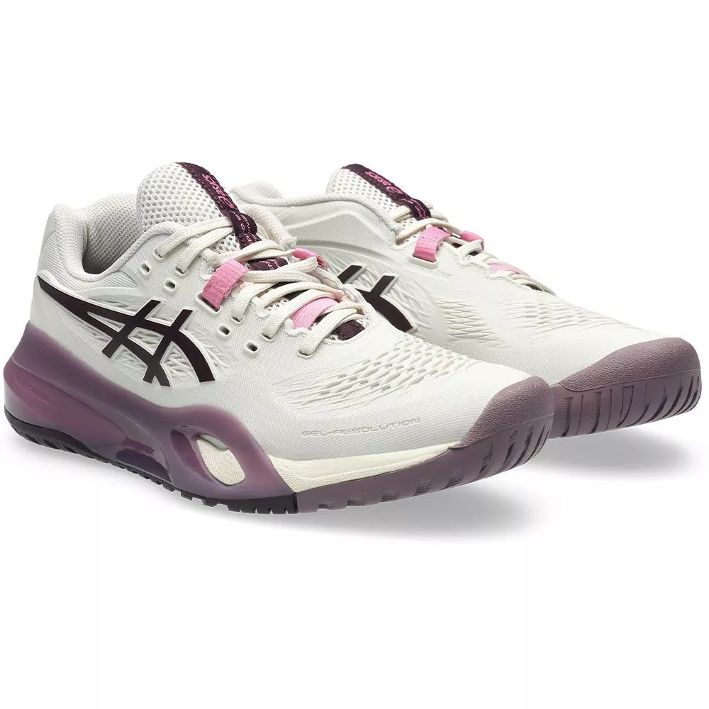 Asics Gel Resolution X Tennisschuhe Damen Wei&szlig; / Violett