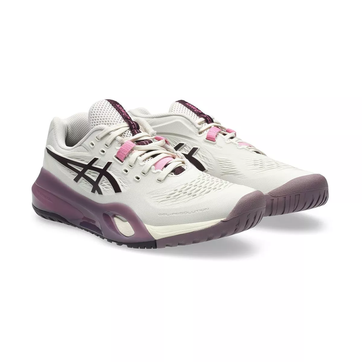 Asics Gel Resolution X Tennisschuhe Damen Wei&szlig; / Violett