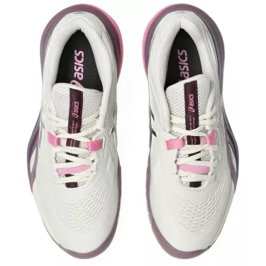 Asics Gel Resolution X Tennisschuhe Damen Wei&szlig; / Violett