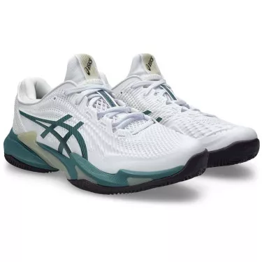 Asics Gel Court FF 3 Tennisschuhe Sandplatz Wei&szlig; / Gr&uuml;n