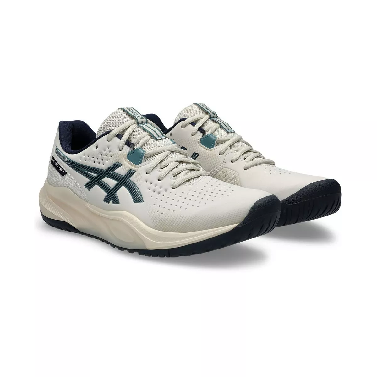 Asics Gel Challenger 15 Tennisschuhe Beige / Nachtblau