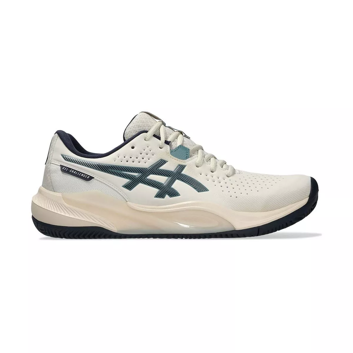 Asics Gel Challenger 15 Tennisschuhe Sandplatz Beige / Nachtblau