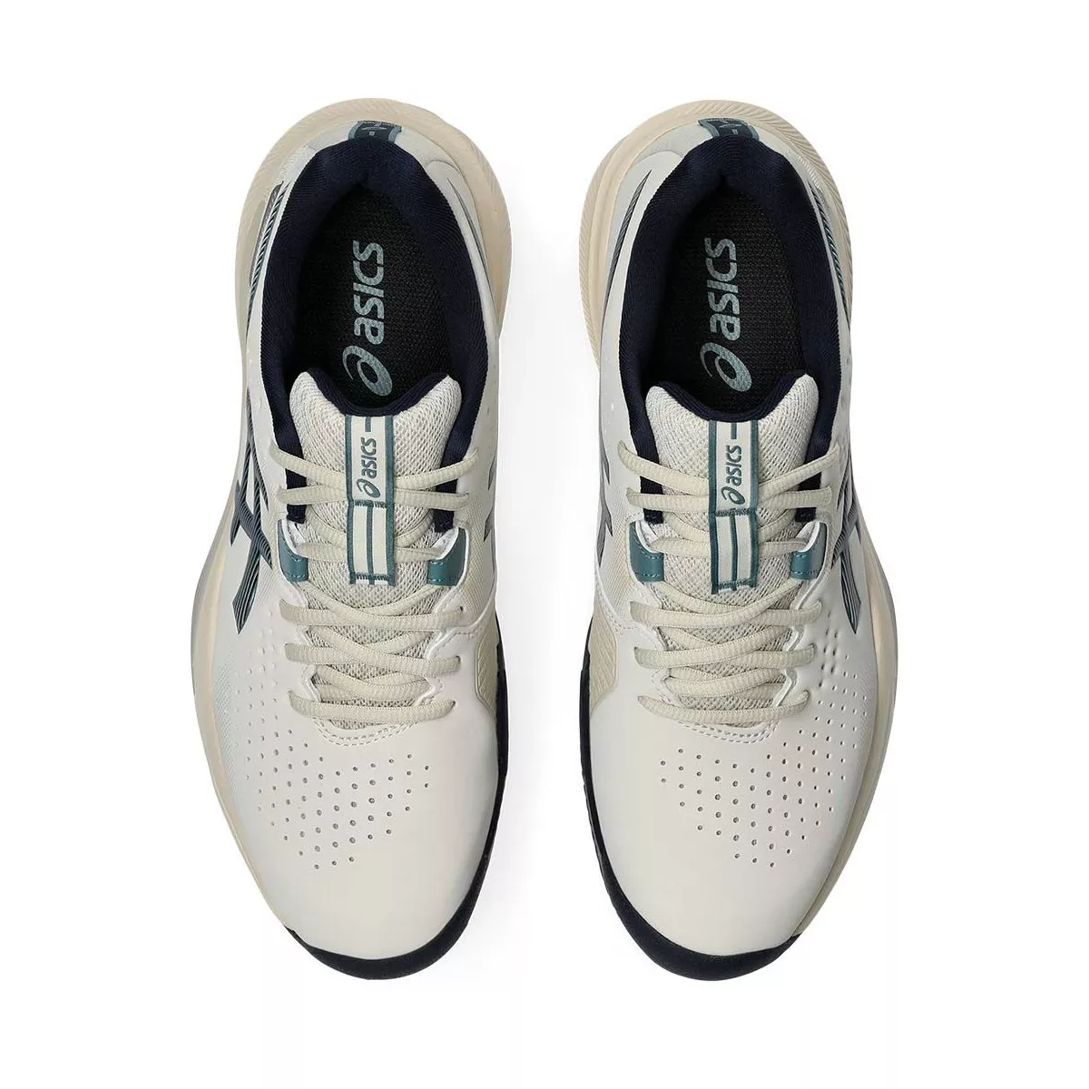 Asics Gel Challenger 15 Tennisschuhe Sandplatz Beige / Nachtblau