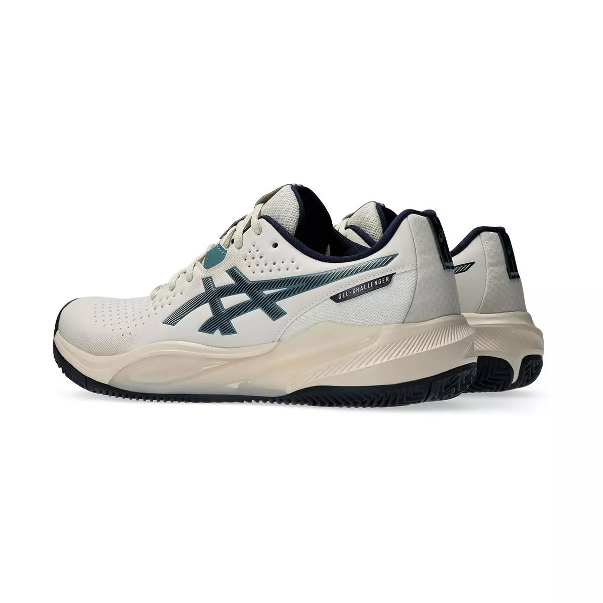 Asics Gel Challenger 15 Tennisschuhe Sandplatz Beige / Nachtblau