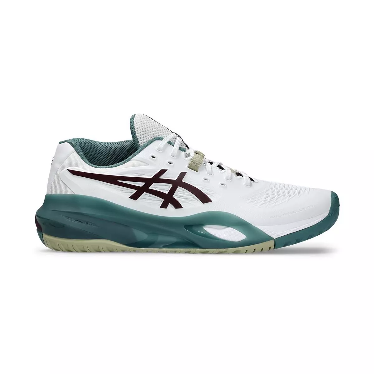Asics Gel Resolution X Tennisschuhe Wei&szlig; / Gr&uuml;n