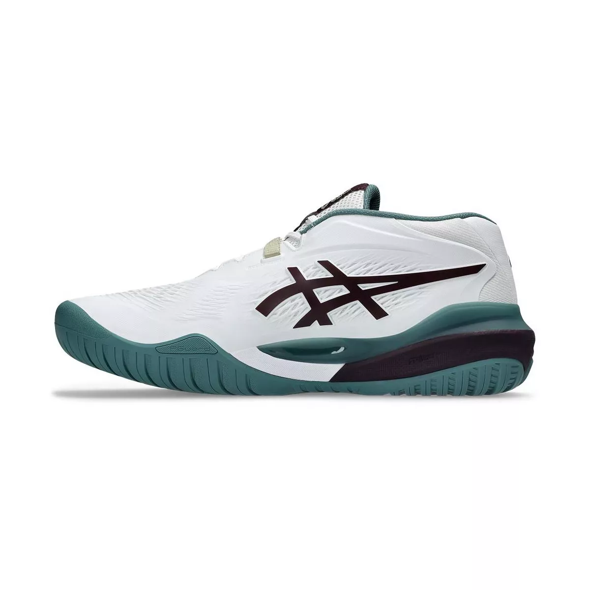 Asics Gel Resolution X Tennisschuhe Wei&szlig; / Gr&uuml;n