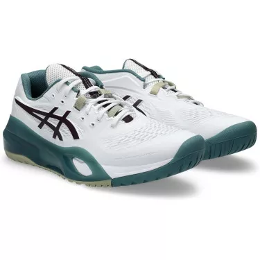 Asics Gel Resolution X Tennisschuhe Wei&szlig; / Gr&uuml;n