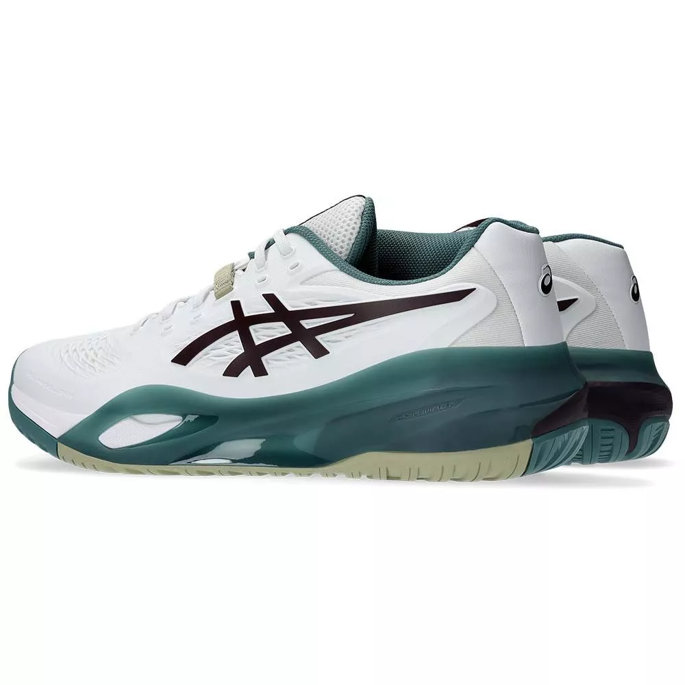 Asics Gel Resolution X Tennisschuhe Wei&szlig; / Gr&uuml;n