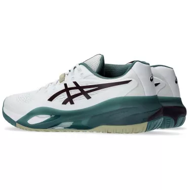 Asics Gel Resolution X Tennisschuhe Wei&szlig; / Gr&uuml;n