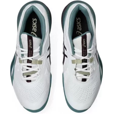 Asics Gel Resolution X Tennisschuhe Wei&szlig; / Gr&uuml;n