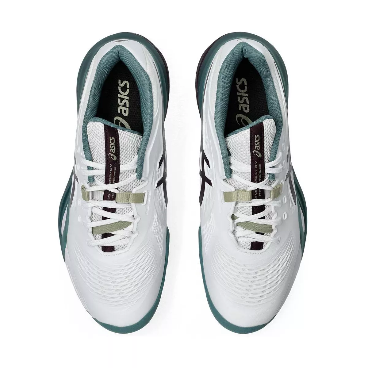 Asics Gel Resolution X Tennisschuhe Wei&szlig; / Gr&uuml;n