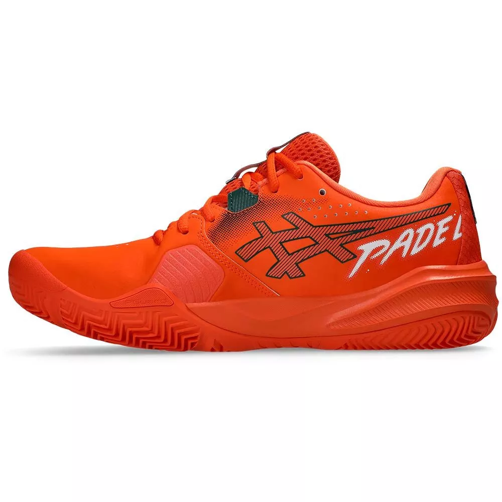 Asics Gel Challenger 15 Padelschuhe Orange / Gr&uuml;n