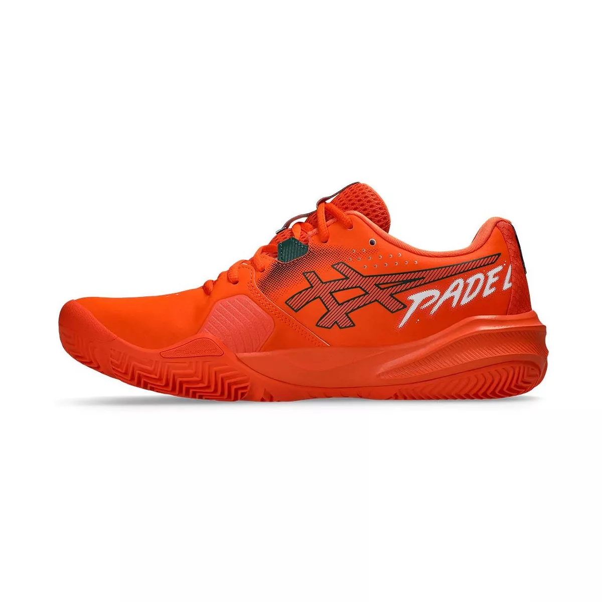 Asics Gel Challenger 15 Padelschuhe Orange / Gr&uuml;n