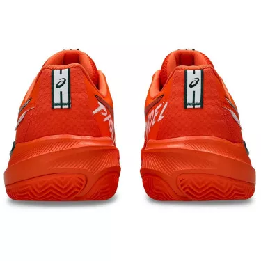 Asics Gel Challenger 15 Padelschuhe Orange / Gr&uuml;n