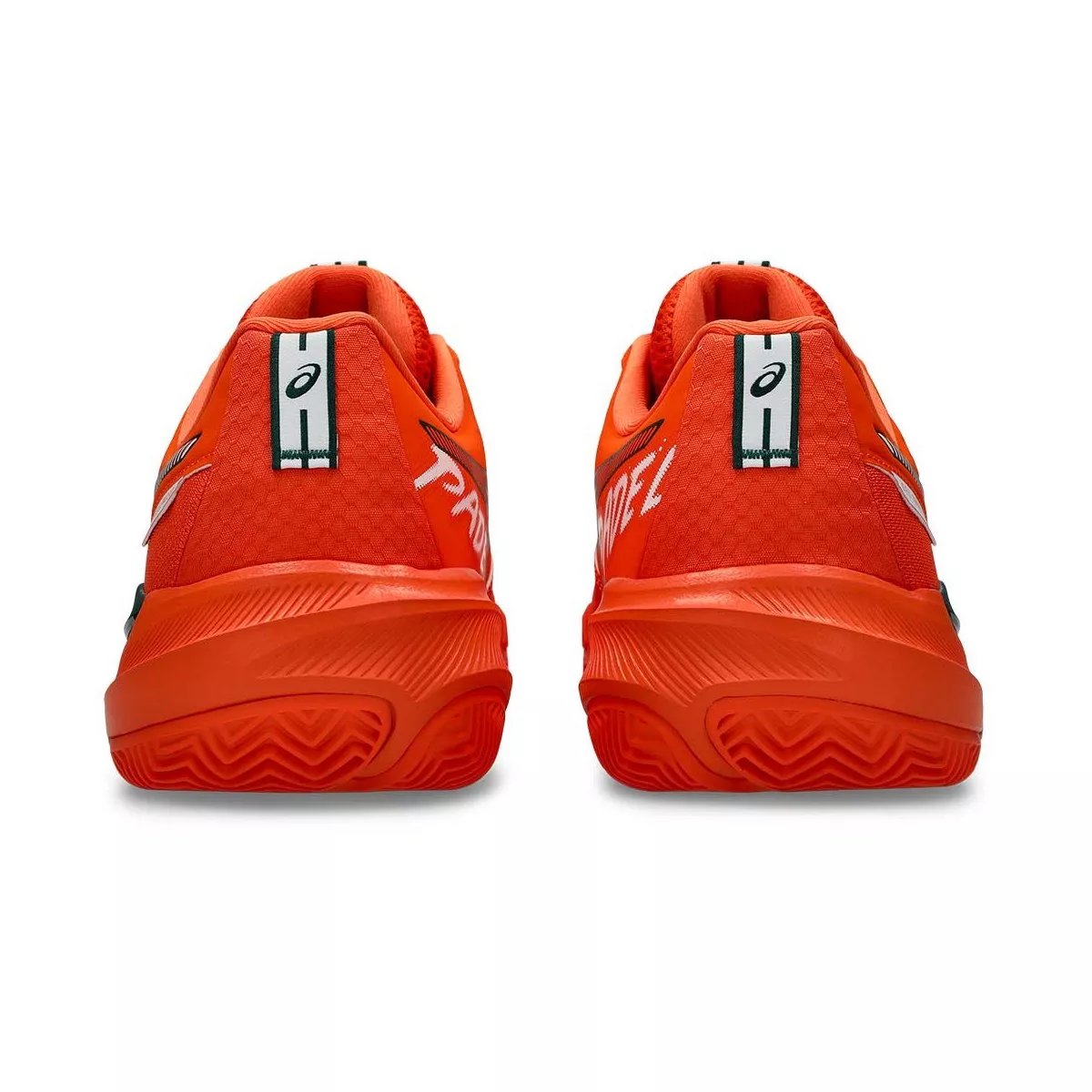 Asics Gel Challenger 15 Padelschuhe Orange / Gr&uuml;n