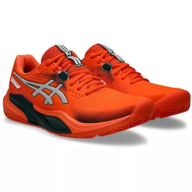 Asics Gel Challenger 15 Padelschuhe Orange / Gr&uuml;n