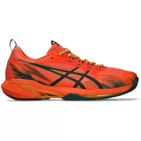 Asics Sonicsmash FF Padelschuhe Orange / Gr&uuml;n